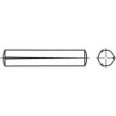 TOOLCRAFT TO-5378754 Gekerfde conische pen 8 mm RVS A1 100 stuk(s)