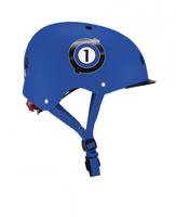Globber helm elite lights racing blue - thumbnail