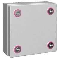 Rittal KX 1514.000 Installatiebehuizing, Wandbehuizing 150 x 150 x 80 Plaatstaal Lichtgrijs 1 stuk(s) - thumbnail