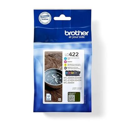 Brother Inktcartridge LC-422VAL Origineel Combipack Zwart, Cyaan, Magenta, Geel LC-422 VAL