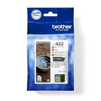 Brother Inktcartridge LC-422VAL Origineel Combipack Zwart, Cyaan, Magenta, Geel LC-422 VAL - thumbnail
