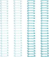 We R Makers • binding wires 1,6cm mint 4pcs - thumbnail