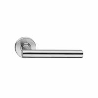 Intersteel Deurkruk Staf op rozet - RVS - thumbnail