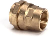 Isiflo messing schroefkoppeling voor PE/tyleen - 40mm x 1-1/4 - binnendraad - thumbnail
