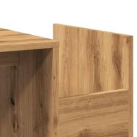 Salontafel 90x45x35 cm bewerkt hout artisan eikenkleurig - thumbnail