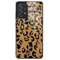 Samsung Galaxy A52 glazen hardcase - Jungle wildcat - thumbnail