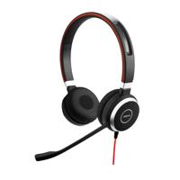 Jabra Evolve 40 UC Stereo Headset – Unified Communications Headphones for VoIP Softphone with Passive Noise Cancellation – 3.5mm Jack only – Black - thumbnail