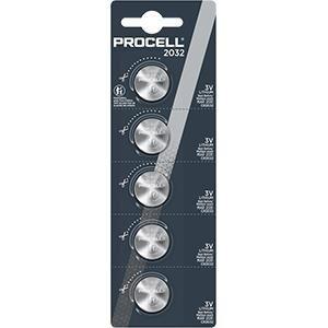 Procell Lithium Knoopcelbatterij CR2032 - 3V - 5 Stuks