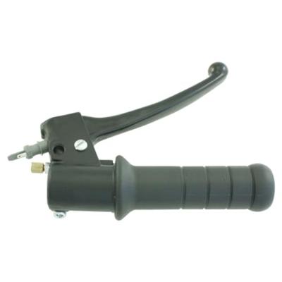 Domino gasdraaigreep armatuur "scooters throttle grips alu sw 1-pull, brake leve
