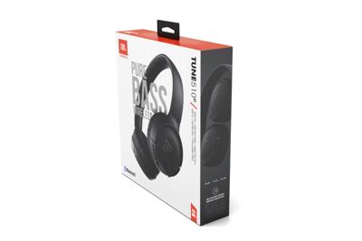 JBL Tune 510BT On Ear koptelefoon Bluetooth Zwart Headset, Vouwbaar, Indicator voor batterijstatus, Microfoon uitschakelbaar (mute)