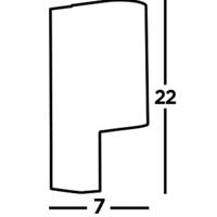 Searchlight Zwarte up- & downlighterSplot - 27410-2BK - thumbnail