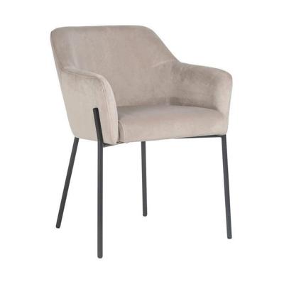 Richmond Eetkamerstoel 'Fay' Velvet, kleur Khaki