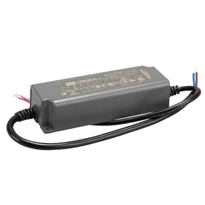 Mean Well PWM-60-24 LED-driver, LED-transformator Constante spanning, Constante stroomsterkte 60 W 2.5 A 24 V/DC Dimbaar, PFC-schakeling, Mean Well PWM-60-24 LED-driver, LED-transformator Constante spanning, Constante stroomsterkte 60 W 2.5 A 24 V/DC Dimbaar, PFC-schakeling,