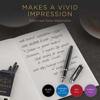 Parker Quink Mini inktpatronen zwart, doos met 6 stuks - thumbnail