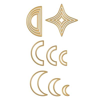 Vaessen Creative • mini snijmallen basisvormen 2 14st.