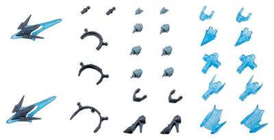 Kotobukiya M.S.G. Model Kit Accessory Set Mecha Supply 34 Holonic Headdress & Holonic High Heels Grey Ver.