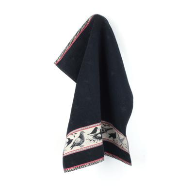 Bunzlau Castle Bunzlau Castle keukendoek Birds Black