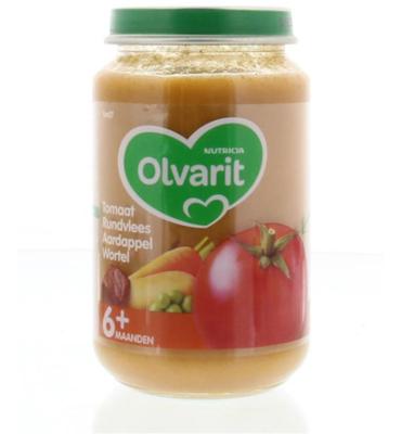 Olvarit Tomaat rundvlees aardappel wortel 200 Gram