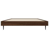 Bedframe bewerkt hout bruin eikenkleur 100x200 cm - thumbnail
