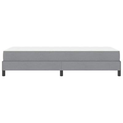 Boxspring bed Anders Lichtgrijs 90 x 190 cm Stof