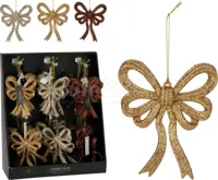 Kerstornament Strik 13cm Assorti 1st - thumbnail