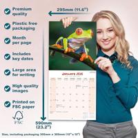 Frogs Calendar 2026 Square Animal Wall Calendar - 16 Month - thumbnail