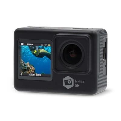 Action Cam | Dubbel scherm | 5K@30fps | 16 MPixel | Waterbestendig tot: 30.00 m | 80 min | Wi-Fi | App beschikbaar voor: Android™ / IOS | Mounts inbegrepen | Zwart Action Cam | Dubbel scherm | 5K@30fps | 16 MPixel | Waterbestendig tot: 30.00 m | 80 min | Wi-Fi | App beschikbaar voor: Android™ / IOS | Mounts inbegrepen | Zwart