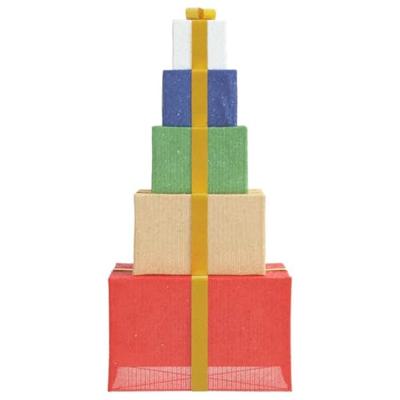 VidaXL Kerstdecoratie geschenkdoos 250 led&apos;s warm wit