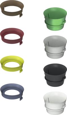 Reduceerringenset TECE Voor Spoelkasten Met Een Inbouwdiepte Van 13 cm 8 Stuks TECE