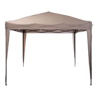 Partytent vouwbaar 300xh250cm taupe - thumbnail