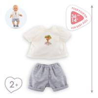 Corolle t-shirt met korte broek kleine ontdekker - 36cm - thumbnail