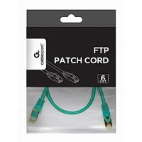 S/FTP Cat6A patchkabel LSZH, groen 1 meter - thumbnail