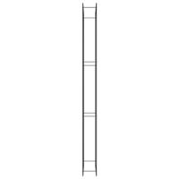 VidaXL Haardhoutrek 110x28x312 cm staal matzwart - thumbnail