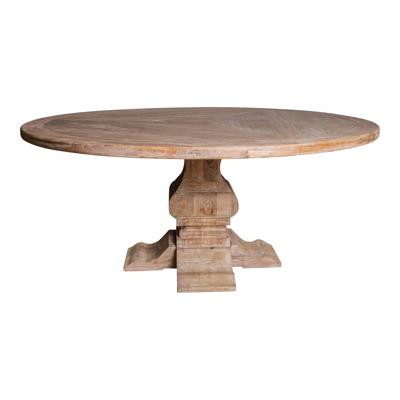 PTMD Ronde Eettafel 'Elm White' 180cm, Iepenhout
