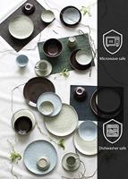 Salt & Pepper Serviesset Artisan Green - 12-delig / 4 personen - 4 dinerborden, 4 ontbijtborden en 4 kommen - thumbnail