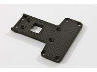 Team C TU0239 Reserveonderdeel Carbon chassisplaat achter - thumbnail