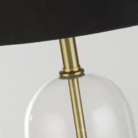 Searchlight TafellampOxford met zwarte kap - EU81712BK - thumbnail