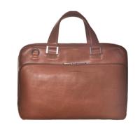 Plevier Larry laptoptas 16 inch-Cognac - thumbnail