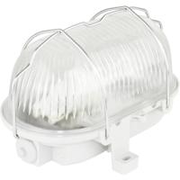 REV Ovalleuchte Kunstst.LED 5W gr Lamp voor vochtige ruimte LED E27 5 W Warmwit Wit, Zilver - thumbnail