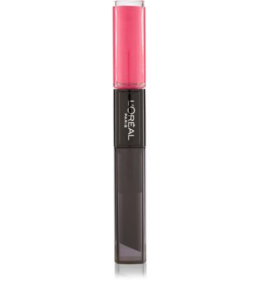 L’Oréal Paris Make-Up Designer Infaillible 24H Lipstick - 121 Flawless Fuschia - Roze - Langhoudende, Verzorgende Lippenstift - 5 ml