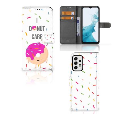 Samsung Galaxy A23 | Book Cover | Donut Roze Samsung Galaxy A23 | Book Cover | Donut Roze