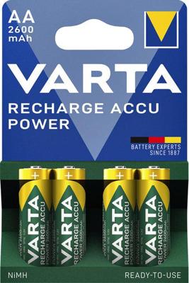 Batterij oplaadbaar varta aa hr6 2600mah ready2use | 10 stuks