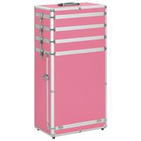 Make-up trolley aluminium roze - thumbnail