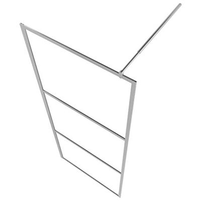 Inloopdouchewand mat 100x195 cm ESG-glas