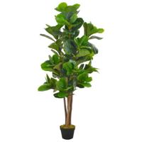 vidaXL Kunstplant met pot vioolbladplant 152 cm groen - thumbnail