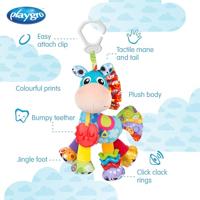 Playgro Clip Clop Paard blauw - thumbnail