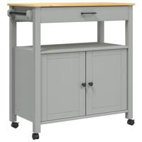 Keukentrolley MONZA 84x40x90 cm massief grenenhout - thumbnail