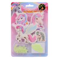 Johntoy Glow in the dark eenhoorn muurstickers - thumbnail