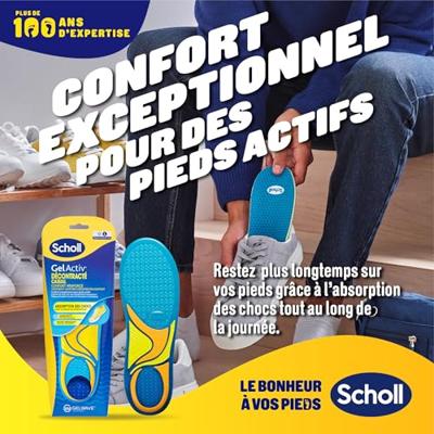 Scholl Gel Active Decontracte Casual Inlegzool L