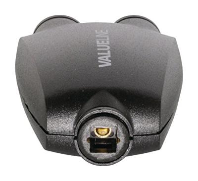 Valueline VLASP2502 audio-verdeler Zwart